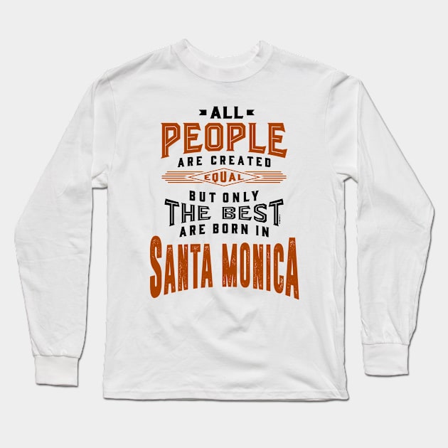 Santa Monica Long Sleeve T-Shirt by C_ceconello